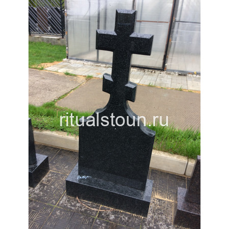 Крест на могилу шестиконечный с Голгофой